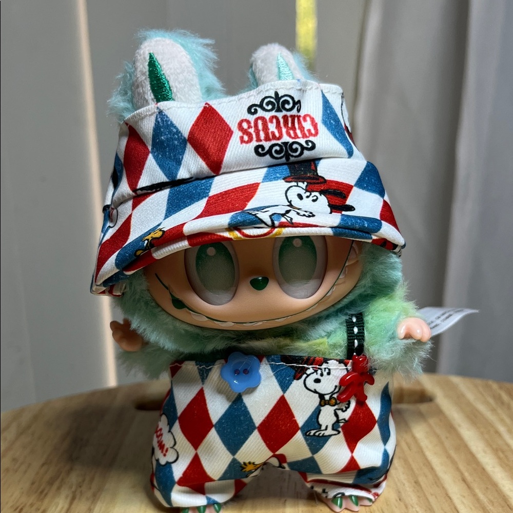 La bubu outfit Labubu romper and hat set snoopy peanut Circus